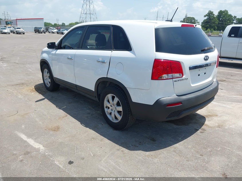 2011 Kia Sorento VIN 5XYKT3A14BG013503 IAAI salvage auction — NORMAL WEAR, Clear (Tennessee), sold $1,150 on 2026-07-28 (photo 3)