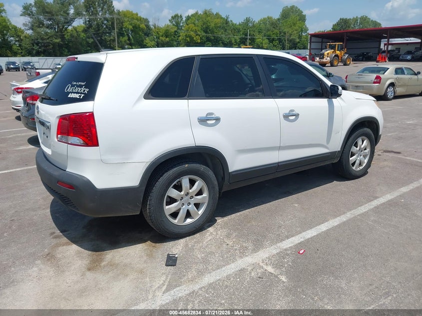 2011 Kia Sorento VIN 5XYKT3A14BG013503 IAAI salvage auction — NORMAL WEAR, Clear (Tennessee), sold $1,150 on 2026-07-28 (photo 4)