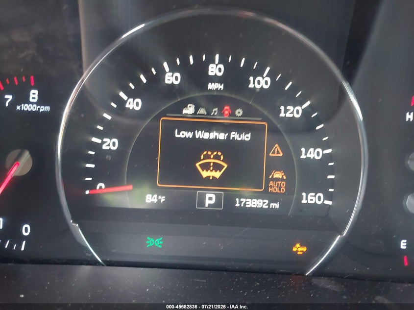 2017 Kia Sorento VIN 5XYPH4A5XHG308324 IAAI salvage auction — NORMAL WEAR, Original (Texas), sold $1,200 on 2026-07-29 (photo 7)
