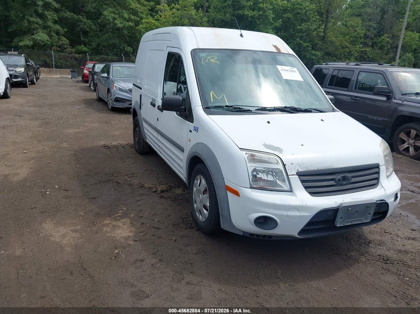 2010 Ford Transit connect VIN NM0LS7DN6AT006730 IAAI salvage auction — NORMAL WEAR, Clear (Virginia), sold $25 on 2026-07-29 (photo 1)