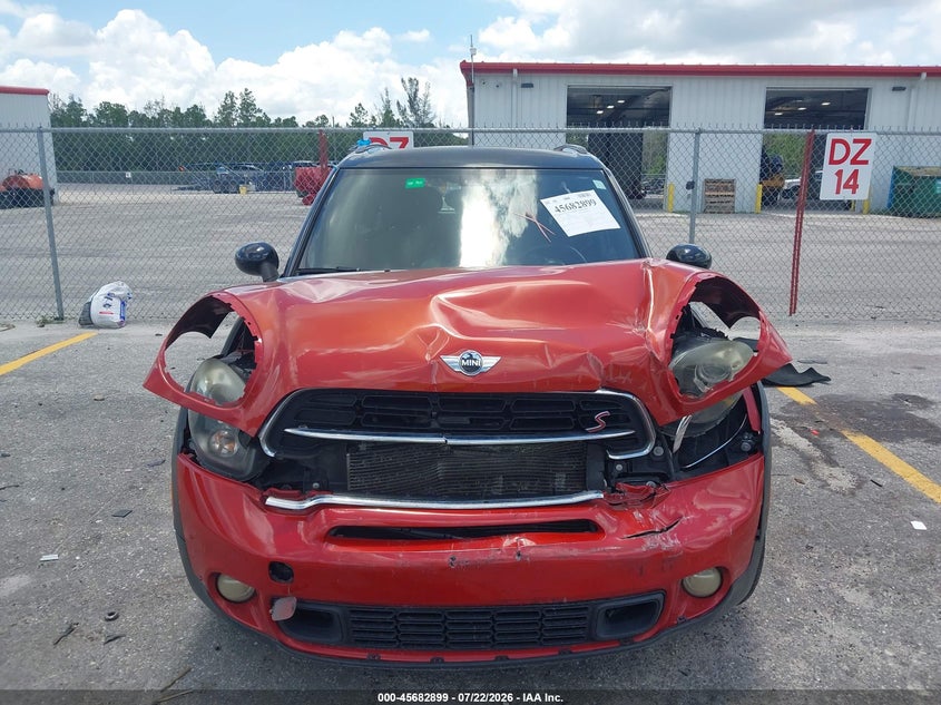 2016 Mini Countryman VIN WMWZC3C50GWT07339 IAAI salvage auction — FRONT END, Rebuildable (Florida), sold $1,000 on 2026-08-17 (photo 6)