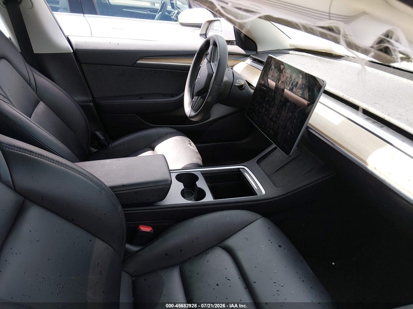 2022 Tesla Model 3 VIN 5YJ3E1EA1NF320264 IAAI salvage auction — FRONT & REAR, Wait Title, sold $6,850 on 2026-09-21 (photo 5)
