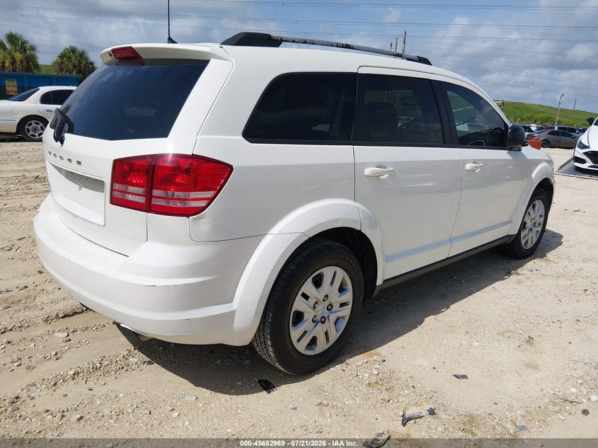 2019 Dodge Journey VIN 3C4PDCAB4KT865791 IAAI salvage auction — NORMAL WEAR, Salvage Title, sold $2,000 on 2026-07-24 (photo 4)