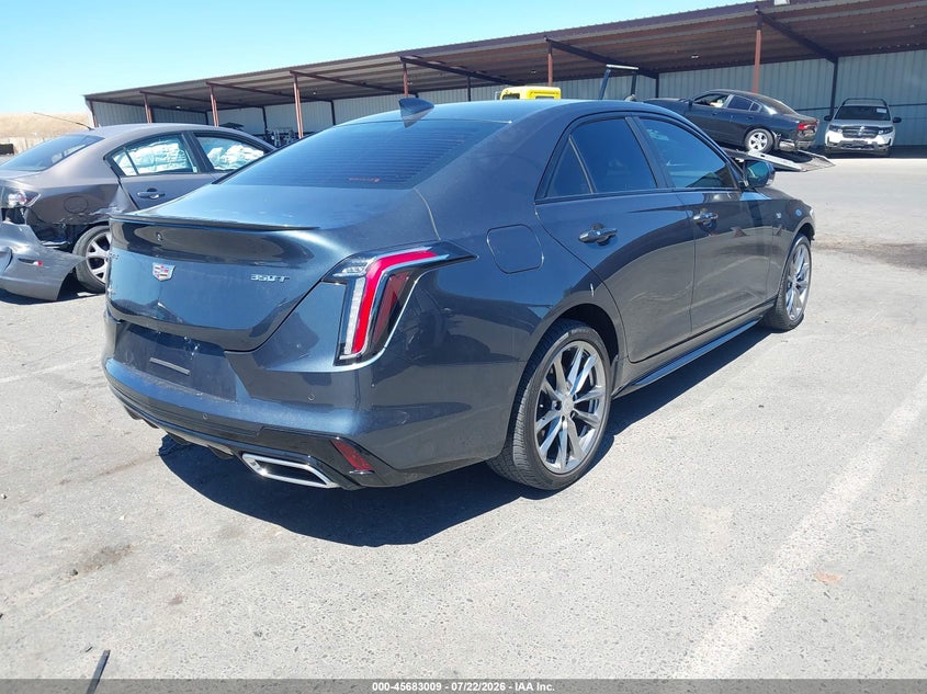 2022 Cadillac Ct4 VIN 1G6DG5RK3N0126619 IAAI salvage auction — FRONT END, Salvage Title, sold $7,500 on 2026-08-19 (photo 4)