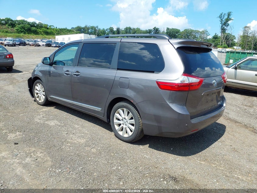 2015 Toyota Sienna VIN 5TDDK3DC5FS122280 IAAI salvage auction — FRONT END, Clear (New Jersey), sold $25 on 2026-07-30 (photo 3)