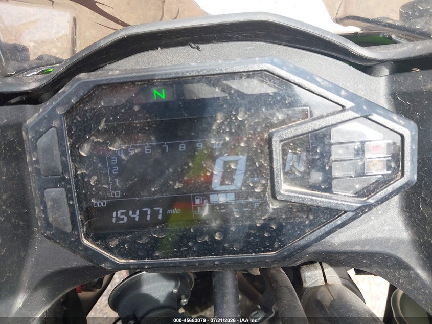 2025 Kawasaki Ninja VIN ML5EXGH12SDA50981 IAAI salvage auction — FRONT END, Wait Title, sold $875 on 2026-09-08 (photo 7)