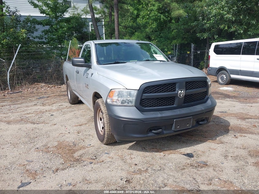 2017 Ram 1500 VIN 3C6JR7DG5HG675383 IAAI salvage auction — NORMAL WEAR, Sf97 (Virginia), sold $13,150 on 2026-08-19 (photo 1)