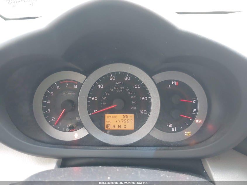 2007 Toyota Rav4 VIN JTMBD33V976036833 IAAI salvage auction — NORMAL WEAR, Clear (Virginia), sold $825 on 2026-07-28 (photo 7)