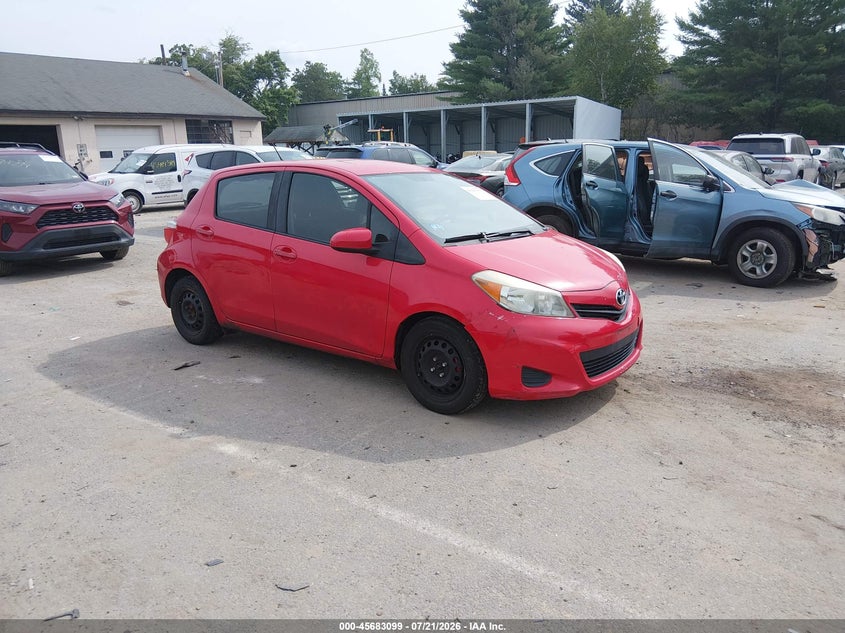 2012 Toyota Yaris VIN JTDKTUD36CD520180 IAAI salvage auction — NORMAL WEAR, Clear (Massachusetts), sold $1,100 on 2026-07-23 (photo 1)