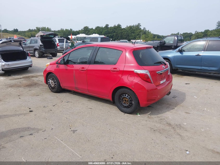 2012 Toyota Yaris VIN JTDKTUD36CD520180 IAAI salvage auction — NORMAL WEAR, Clear (Massachusetts), sold $1,100 on 2026-07-23 (photo 3)