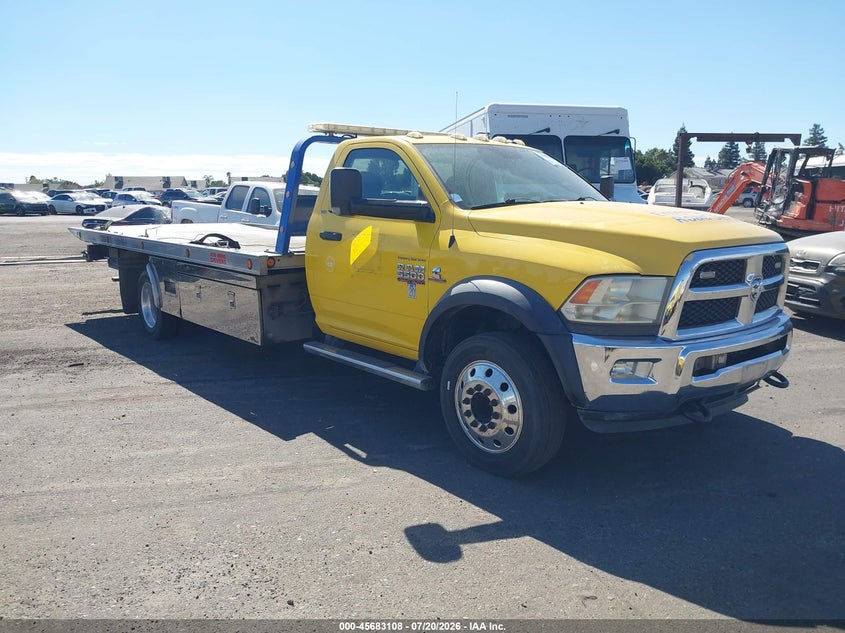 2016 Ram 5500 VIN 3C7WRMDL4GG203610 IAAI salvage auction — FRONT END, App For Dup Clear (California), sold $15,100 on 2026-07-28 (photo 1)
