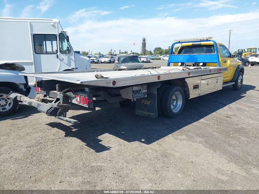 2016 Ram 5500 VIN 3C7WRMDL4GG203610 IAAI salvage auction — FRONT END, App For Dup Clear (California), sold $15,100 on 2026-07-28 (photo 4)