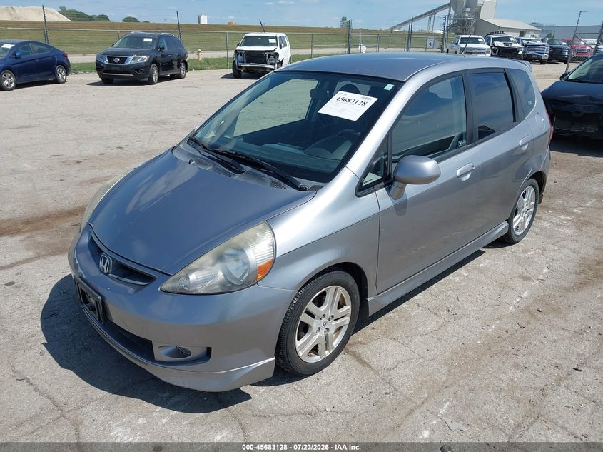 2008 Honda Fit VIN JHMGD386X8S001801 IAAI salvage auction — NORMAL WEAR, Clear (Illinois), sold $325 on 2026-07-29 (photo 2)