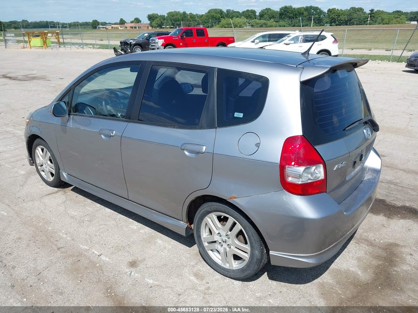 2008 Honda Fit VIN JHMGD386X8S001801 IAAI salvage auction — NORMAL WEAR, Clear (Illinois), sold $325 on 2026-07-29 (photo 3)