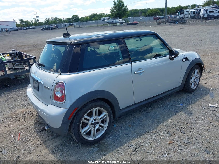 2011 Mini Cooper VIN WMWSU3C57BT094642 IAAI salvage auction — FRONT END, Clear (Virginia), sold $475 on 2026-08-22 (photo 4)
