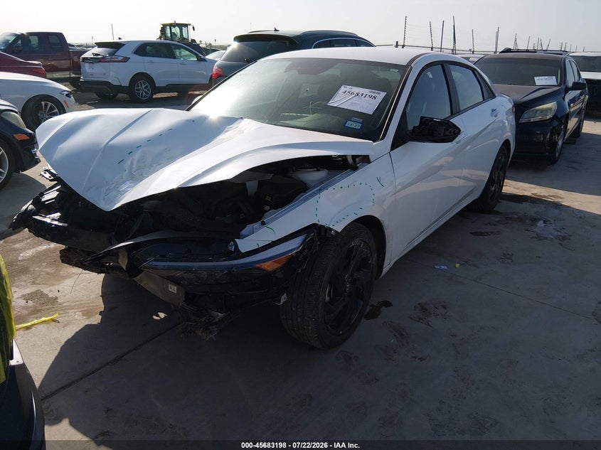 2026 Hyundai Elantra VIN KMHLM4DG4TU124930 IAAI salvage auction — UNKNOWN, Certificate Of Destruction (Florida), sold $2,050 on 2026-07-28 (photo 2)