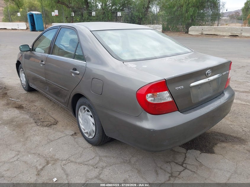 2003 Toyota Camry VIN JTDBE32K630184679 IAAI salvage auction — NORMAL WEAR, Clear - Dealer Only (California), sold $525 on 2026-07-28 (photo 3)