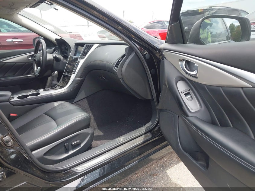 2020 Infiniti Q50 VIN JN1EV7AR3LM257084 IAAI salvage auction — FRONT END, Salvage (North Carolina), sold $5,100 on 2026-07-29 (photo 5)