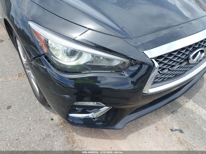 2020 Infiniti Q50 VIN JN1EV7AR3LM257084 IAAI salvage auction — FRONT END, Salvage (North Carolina), sold $5,100 on 2026-07-29 (photo 6)