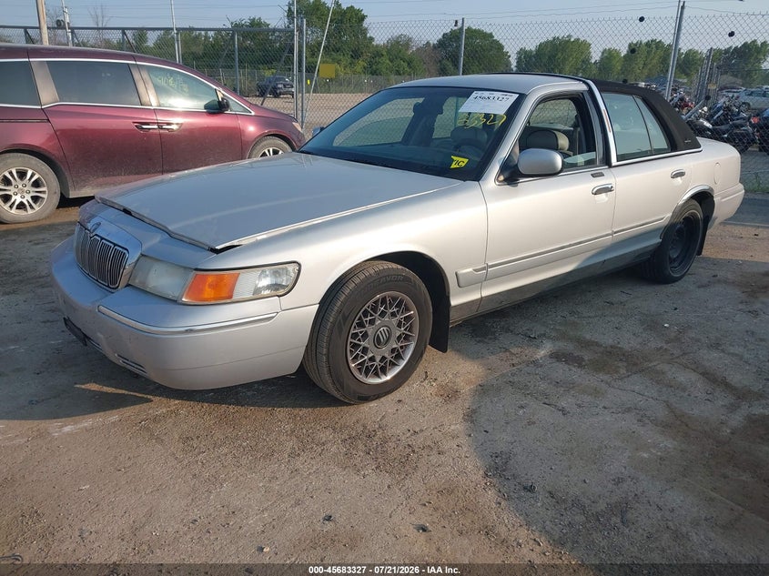 2001 Mercury Grand marquis VIN 2MEFM74WX1X660067 IAAI salvage auction — REAR END, Junk Bill Of Sale Mv2459 (Wisconsin), sold $275 on 2026-08-02 (photo 2)