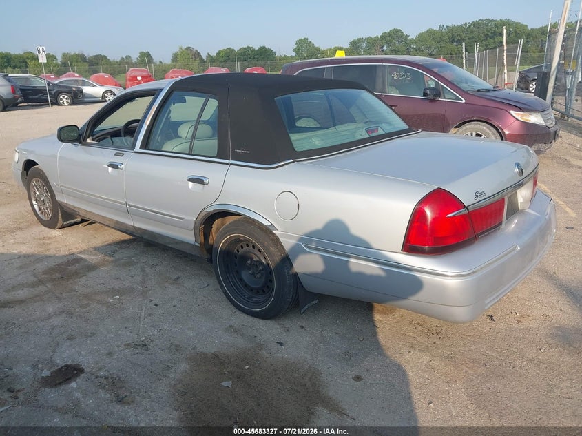 2001 Mercury Grand marquis VIN 2MEFM74WX1X660067 IAAI salvage auction — REAR END, Junk Bill Of Sale Mv2459 (Wisconsin), sold $275 on 2026-08-02 (photo 3)