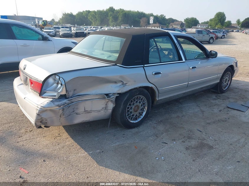 2001 Mercury Grand marquis VIN 2MEFM74WX1X660067 IAAI salvage auction — REAR END, Junk Bill Of Sale Mv2459 (Wisconsin), sold $275 on 2026-08-02 (photo 4)
