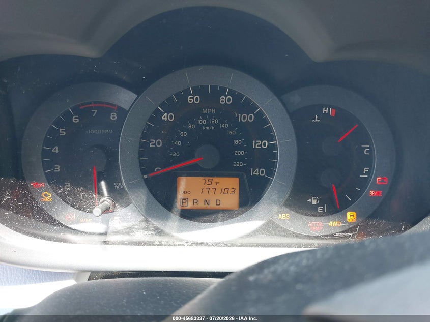 2010 Toyota Rav4 VIN JTMBF4DV4AD033212 IAAI salvage auction — NORMAL WEAR, Clear (Pennsylvania), sold $1,750 on 2026-07-24 (photo 7)