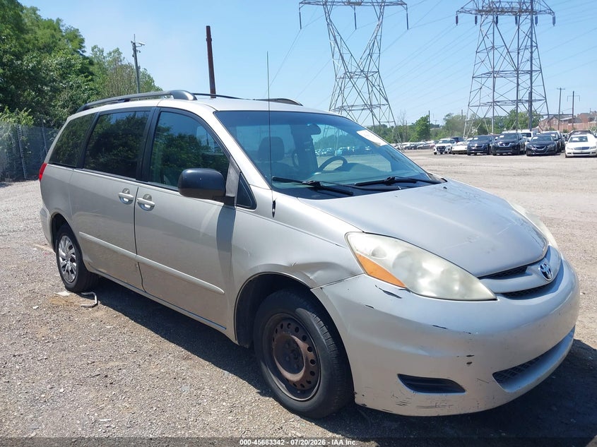 2009 Toyota Sienna VIN 5TDZK23CX9S263285 IAAI salvage auction — NORMAL WEAR, Clear (Pennsylvania), sold $700 on 2026-07-31 (photo 1)