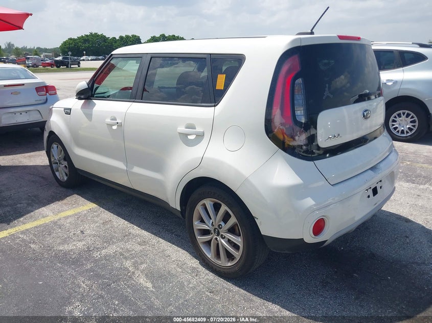 2019 Kia Soul VIN KNDJP3A57K7025242 IAAI salvage auction — LEFT FRONT, Clear (Florida), sold $2,050 on 2026-07-23 (photo 3)