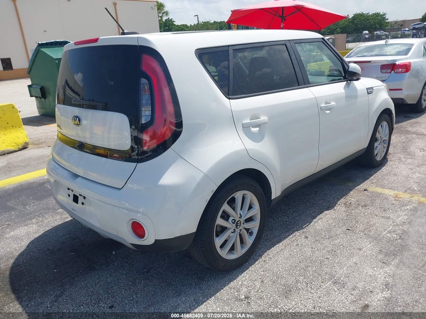 2019 Kia Soul VIN KNDJP3A57K7025242 IAAI salvage auction — LEFT FRONT, Clear (Florida), sold $2,050 on 2026-07-23 (photo 4)