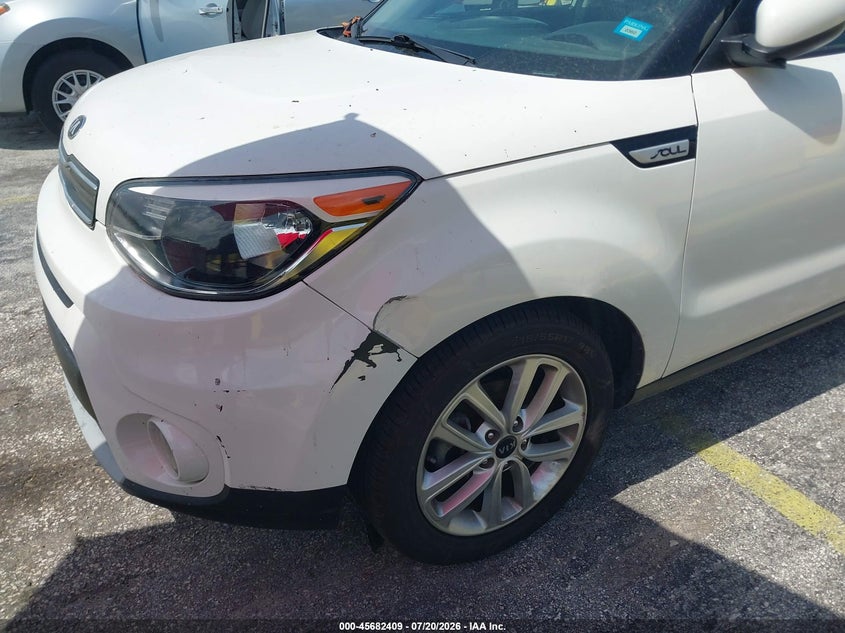 2019 Kia Soul VIN KNDJP3A57K7025242 IAAI salvage auction — LEFT FRONT, Clear (Florida), sold $2,050 on 2026-07-23 (photo 6)
