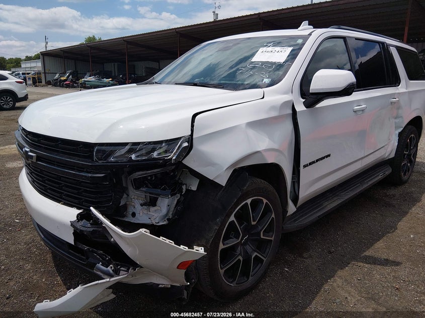 2024 Chevrolet Suburban VIN 1GNSKEKD0RR143093 IAAI salvage auction — LEFT FRONT, Salvage Title, sold $15,100 on 2026-09-23 (photo 6)