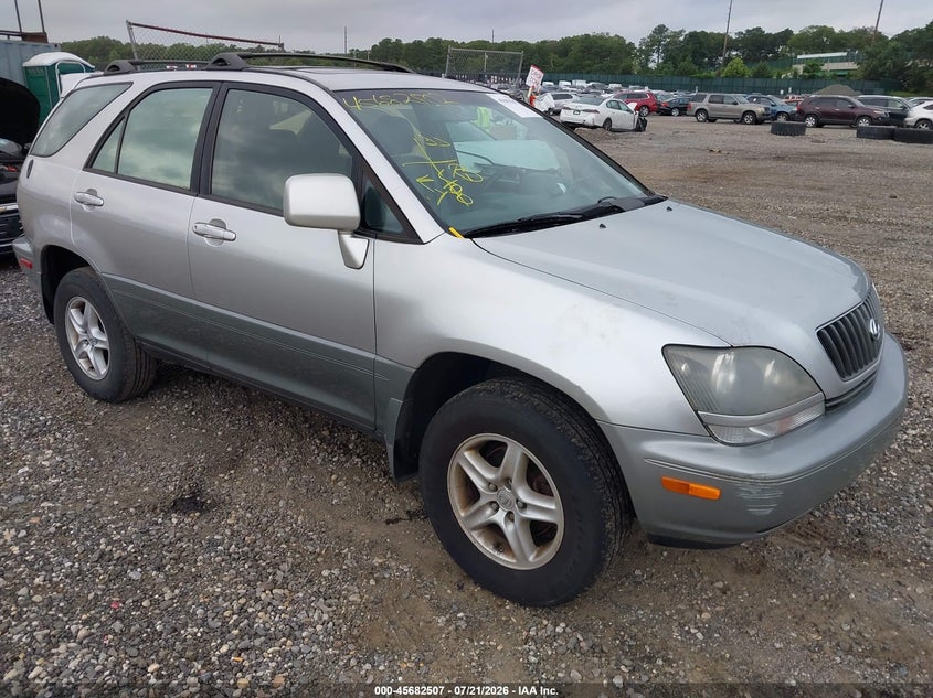 2000 Lexus Rx 300 VIN JT6HF10U8Y0160897 IAAI salvage auction — FRONT & REAR, Clear (New York), sold $225 on 2026-07-28 (photo 1)
