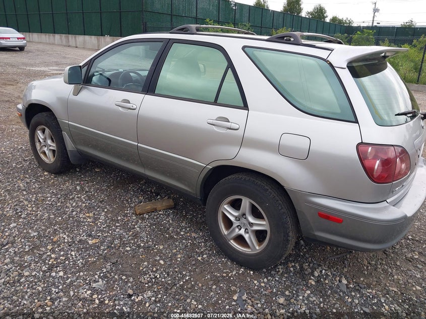2000 Lexus Rx 300 VIN JT6HF10U8Y0160897 IAAI salvage auction — FRONT & REAR, Clear (New York), sold $225 on 2026-07-28 (photo 3)