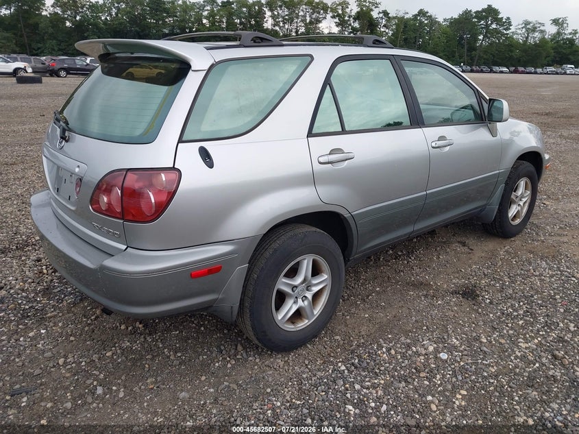 2000 Lexus Rx 300 VIN JT6HF10U8Y0160897 IAAI salvage auction — FRONT & REAR, Clear (New York), sold $225 on 2026-07-28 (photo 4)