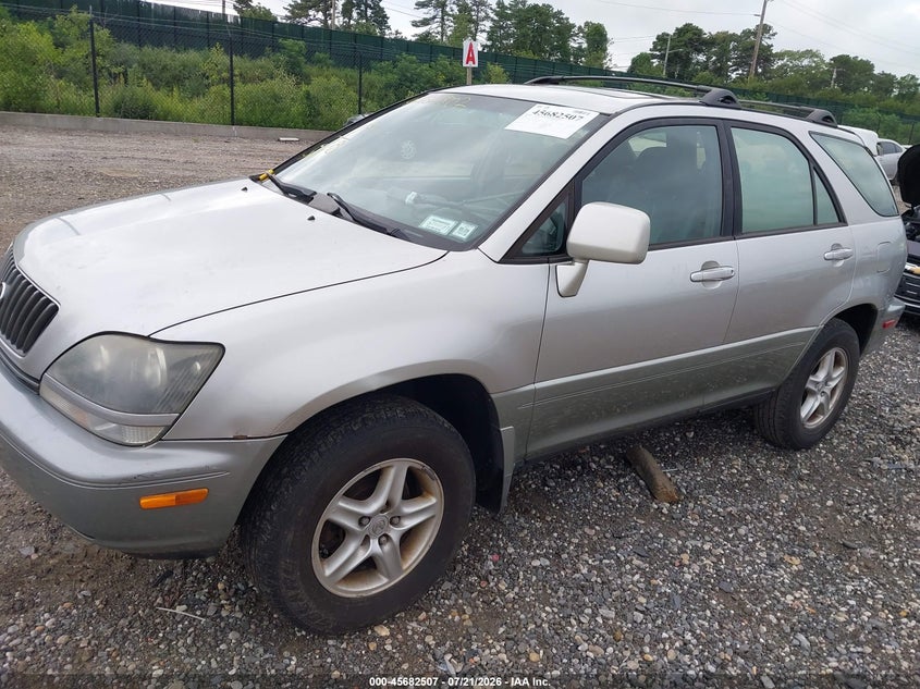 2000 Lexus Rx 300 VIN JT6HF10U8Y0160897 IAAI salvage auction — FRONT & REAR, Clear (New York), sold $225 on 2026-07-28 (photo 6)