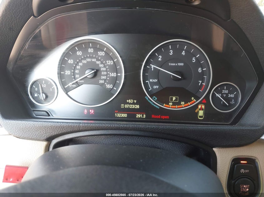 2015 BMW 4er VIN WBA4A7C55FD414128 IAAI salvage auction — FRONT & REAR, Wait Title, sold $1,750 on 2026-08-12 (photo 7)