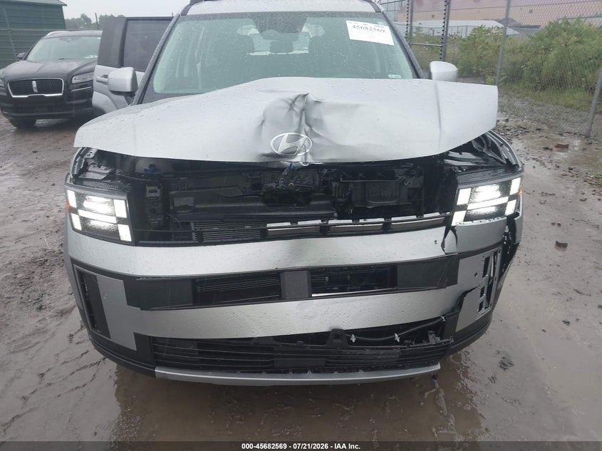 2025 Hyundai Santa fe VIN 5NMP2DGL8SH142373 IAAI salvage auction — FRONT END, Wait Title, sold $8,700 on 2026-08-23 (photo 6)