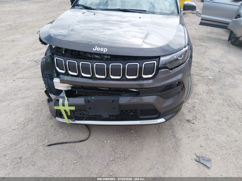 2022 Jeep Compass VIN 3C4NJDCB5NT118367 IAAI salvage auction — FRONT END, Salvage (Iowa), sold $5,600 on 2026-09-06 (photo 6)