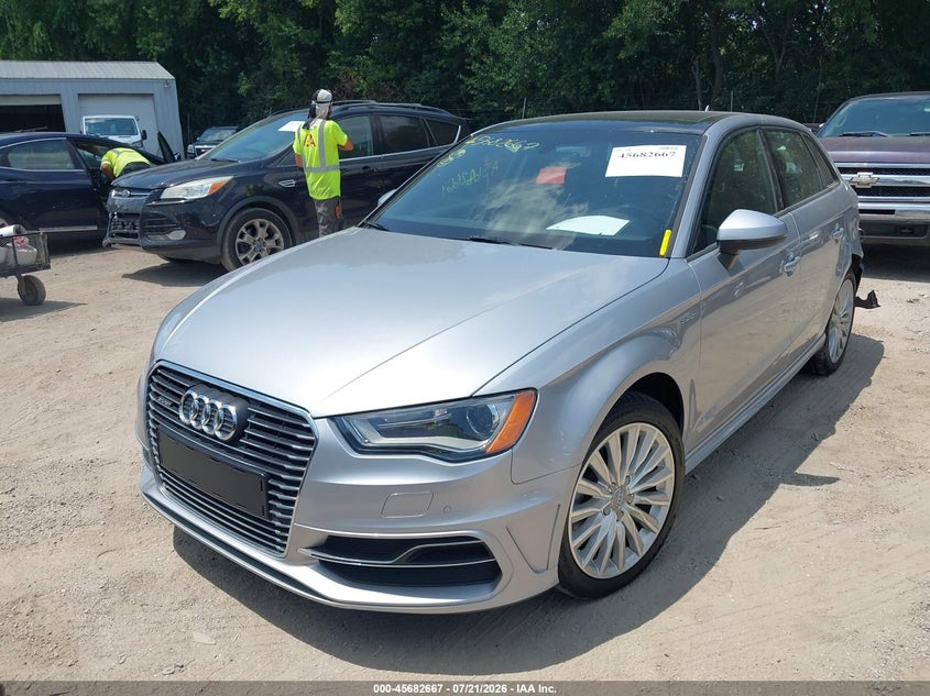 2016 Audi A3 VIN WAUUPBFF6GA111139 IAAI salvage auction — REAR END, Salvage (Indiana), sold $3,850 on 2026-08-22 (photo 2)