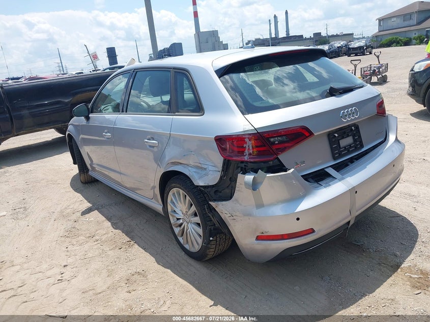 2016 Audi A3 VIN WAUUPBFF6GA111139 IAAI salvage auction — REAR END, Salvage (Indiana), sold $3,850 on 2026-08-22 (photo 3)
