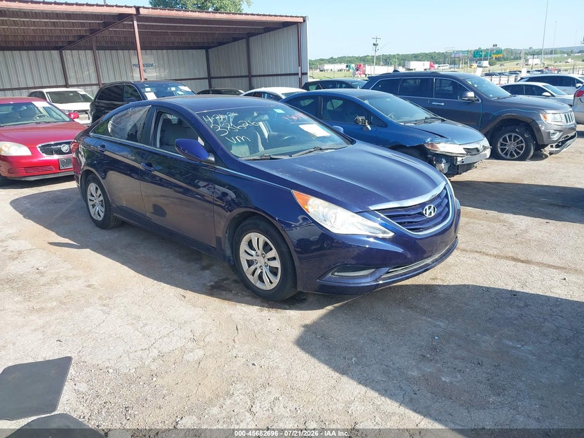 2011 Hyundai Sonata VIN 5NPEB4AC7BH066227 IAAI salvage auction — LEFT FRONT, Clear (Texas), sold $750 on 2026-08-22 (photo 1)