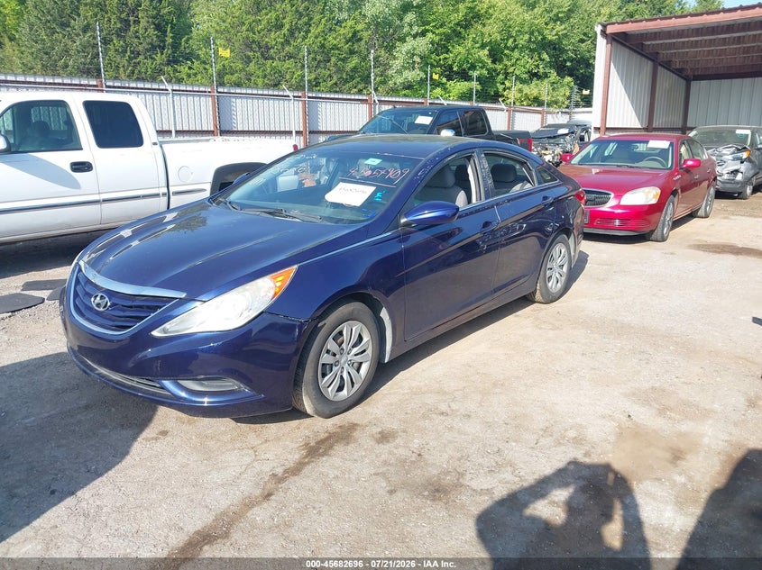 2011 Hyundai Sonata VIN 5NPEB4AC7BH066227 IAAI salvage auction — LEFT FRONT, Clear (Texas), sold $750 on 2026-08-22 (photo 2)