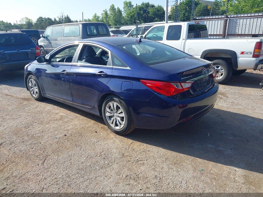 2011 Hyundai Sonata VIN 5NPEB4AC7BH066227 IAAI salvage auction — LEFT FRONT, Clear (Texas), sold $750 on 2026-08-22 (photo 3)