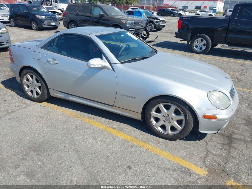 2003 Mercedes-benz Slk-class VIN WDBKK49F23F289917 IAAI salvage auction — MECHANICAL, Clear - Dealer Only (California), sold $200 on 2026-07-28 (photo 1)