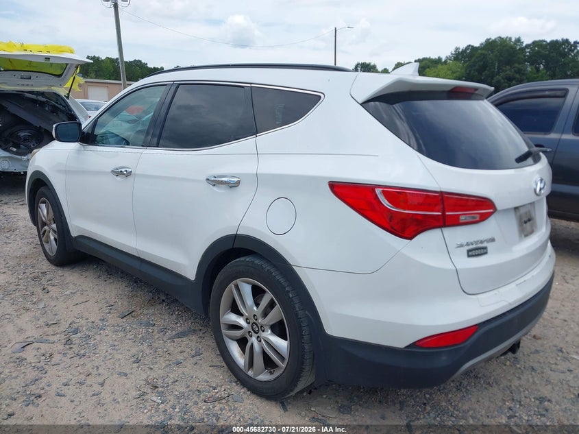 2015 Hyundai Santa fe VIN 5XYZW4LA8FG250509 IAAI salvage auction — NORMAL WEAR, Clear-Dealer Only (North Carolina), sold $25 on 2026-07-27 (photo 3)