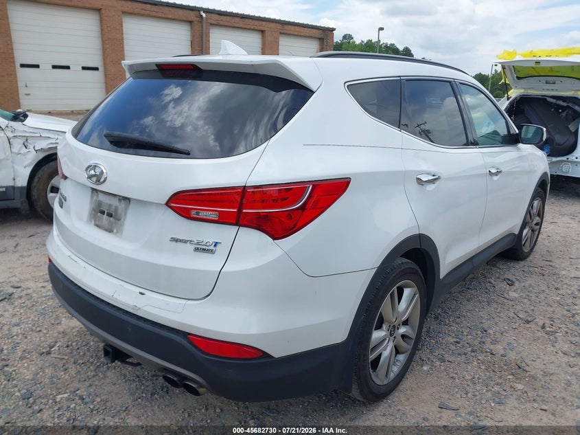 2015 Hyundai Santa fe VIN 5XYZW4LA8FG250509 IAAI salvage auction — NORMAL WEAR, Clear-Dealer Only (North Carolina), sold $25 on 2026-07-27 (photo 4)
