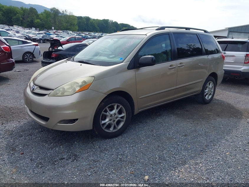 2006 Toyota Sienna VIN 5TDBA23C16S055571 IAAI salvage auction — NORMAL WEAR, Clear (Virginia), sold $100 on 2026-07-28 (photo 2)