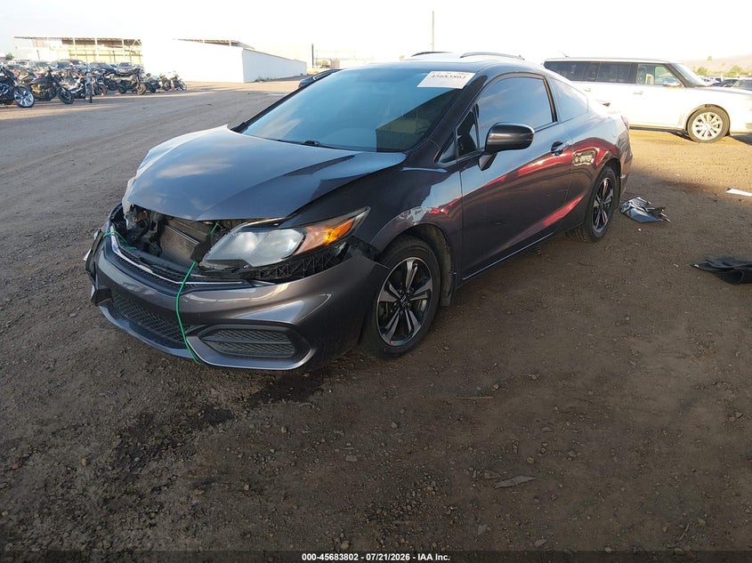 2015 Honda Civic VIN 2HGFG3B89FH507303 IAAI salvage auction — FRONT END, Wait Title, sold $1,900 on 2026-08-02 (photo 2)