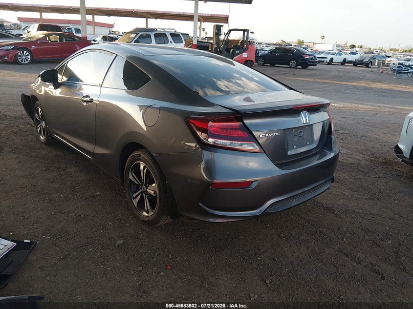 2015 Honda Civic VIN 2HGFG3B89FH507303 IAAI salvage auction — FRONT END, Wait Title, sold $1,900 on 2026-08-02 (photo 3)